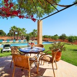 Ferienhaus Mallorca MA6630 Gartenmöbel auf der Terrasse