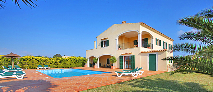 Garten Villa Mallorca für 12 Personen mit Pool