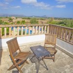Ferienhaus Mallorca MA7420 Balkon mit Gartenmöbel