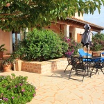 Ferienhaus Mallorca MA5208 - Gartenmöbel und Liegen auf der Terrasse