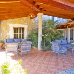 Ferienhaus Mallorca MA6007 Gartenmöbel auf der Terrasse