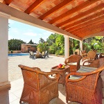 Mallorca Ferienhaus MA5645 Sitzmöbel auf der Terrasse