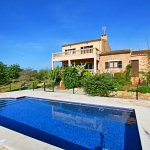 Mallorca Ferienhaus MA5683 Hausansicht mit Pool