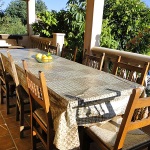 Mallorca Ferienhaus MA5683 überdachte Terrasse