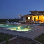 Ferienhaus Mallorca MA5090 - Haus und Pool beleuchtet