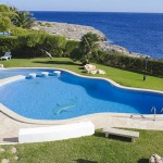 Villa Cala D'Or MA4815 Blick auf Pool und Meer