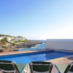 Villa Mallorca 4785 - Blick vom Pool auf das Meer