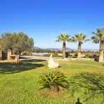 Ferienhaus Mallorca MA4086 Garten mit Palmen