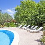 Ferienhaus Mallorca MA4166 Liegen am Swimmingpool