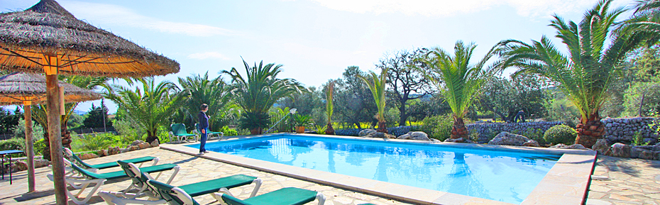 Finca Mallorca MA4312 - Terrasse mit Pool