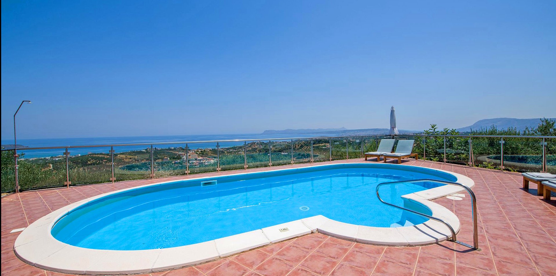 Ferienhaus Kreta mit Meerblick und Pool zu mieten