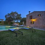 Finca Mallorca mit Pool MA3088 Beleuchtung am Abend