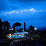 Ferienhaus Toskana TOH860 - Pool bei Nacht