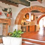 Ferienhaus Toskana TOH570 Bogengang zur Küche