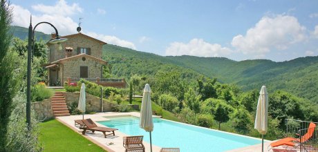 Ferienhaus Toskana Castiglion Fiorentino 212 mit Pool und herrlichem Ausblick, Wechseltag Samstag, Nebensaison flexibel auf Anfrage.