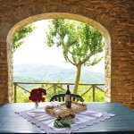 Ferienhaus Toskana TOH225 Blick von der Terrasse