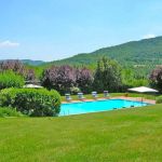 Ferienhaus Toskana TOH445 Blick über den Pool