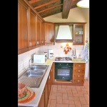Ferienhaus Toskana TOH320 - Küche mit Ofen