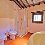 Ferienhaus Toskana TOH355 Dusche im Badezimmer