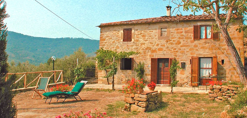 Toskana Ferienhaus TOH130 - Haus mit Garten