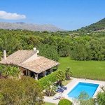 Ferienhaus Mallorca MA1257 - Panoramablick über Haus und Pool