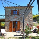 Ferienhaus Toskana TOH170 - Terrasse mit Liegestühlen