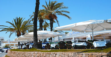 Hafenrestaurant auf Mallorca