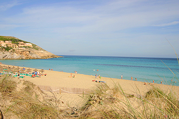 Strand Cala Mesquida auf Mallorca