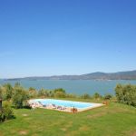 Ferienhaus Toskana TOH435 Garten mit Pool und Ausblick