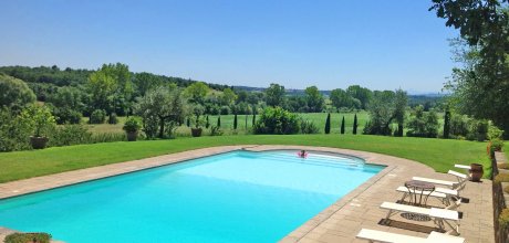 Toskana Ferienhaus Civitella in Valdichiana 436 mit großem Pool und Internet für 10 Personen, Wechseltag Samstag, Nebensaison flexibel auf Anfrage.