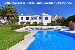 Ferienhäuser Costa del Sol mit Pool 12 Personen