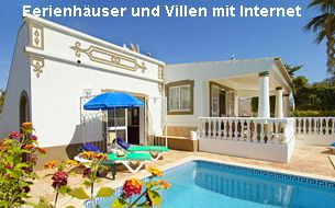Ferienhäuser und Villen Algarve mit Internet