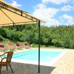 Ferienhaus Toskana mit Pool und Hund TOH380 Gartenmöbel am Pool