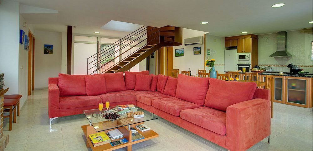 Ferienhaus Costa Brava für 12 Personen mit privatem Pool - Wohnraum
