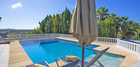 Mallorca Nordküste – Ferienhaus Santa Margalida 4114 für 6 Personen mit Pool, Strand = 9 km. An- und Abreisetag flexibel – Mindestmietzeit 1 Woche.