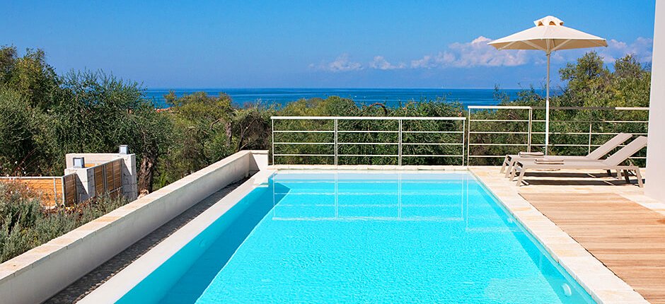 Ferienhaus Korfu für 8 Personen mit Pool und Meerblick