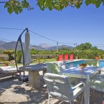 Ferienhaus Mallorca MA3054 Gartenmöbel am Pool (2)