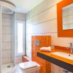 Ferienhaus Mallorca MA5050 Badezimmer mit Dusche