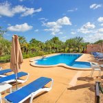 Ferienhaus Mallorca behindertengerecht MA5320 Sonnenliegen am Pool