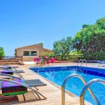 Luxus Finca Mallorca MA3260 Pool mit Liege