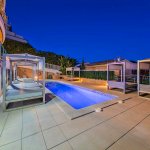 Luxus Villa Mallorca MA5004 Poolbereich beleuchtet