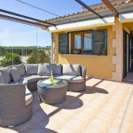 Villa Mallorca MA5090 windgeschuetzte Terrasse mit Gartenmöbel