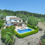 Ferienhaus Mallorca mit Pool MA23962 aus der Vogelperspekive