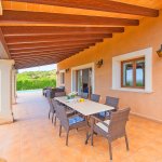 Ferienhaus Mallorca MA4770 überdachte Terrasse mit Esstisch