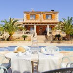 Ferienhaus Mallorca MA3890 Terrasse mit Gartenmöbel