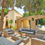 Finca Mallorca MA4345 Gartenmöbel auf der Terrasse