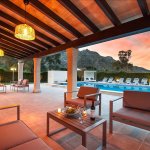 Finca Mallorca MA6485 - Terrasse mit Blick auf Pool